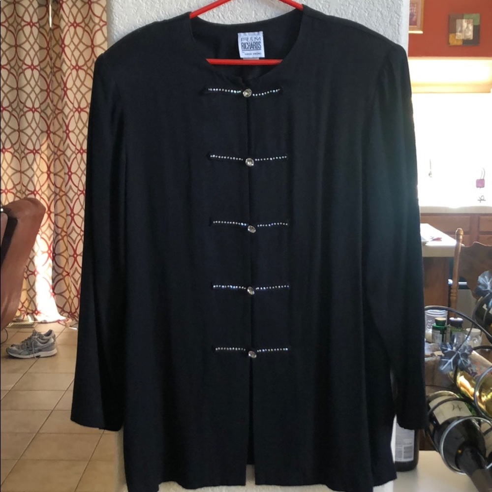 Stunning rhinestone blazer. R & M Richards